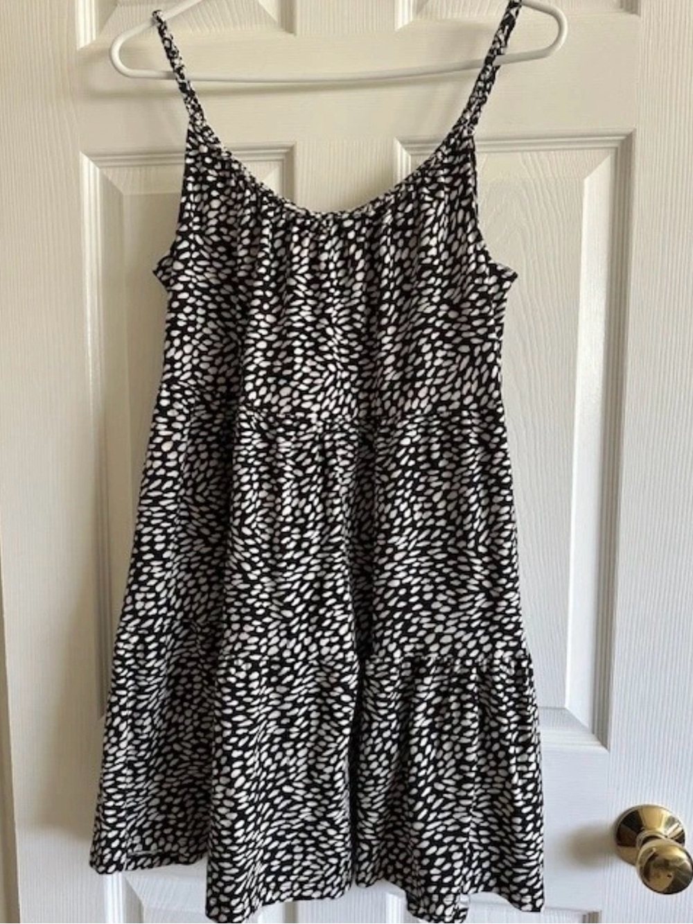 Old Navy Black & White Spotted Sundress